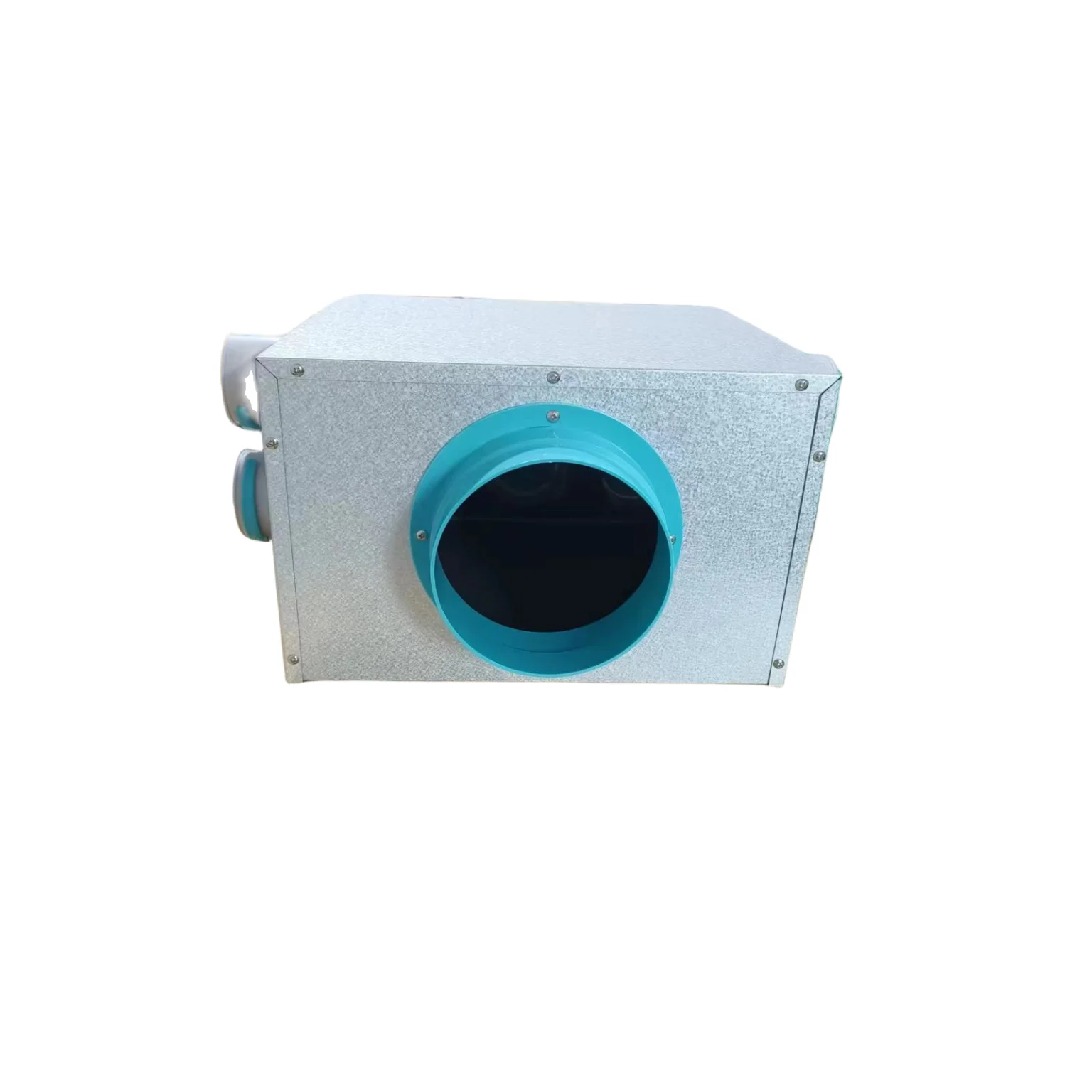 Silver 1-10 port material aluminum zinc plate soundproof cotton ventilation air distribution box