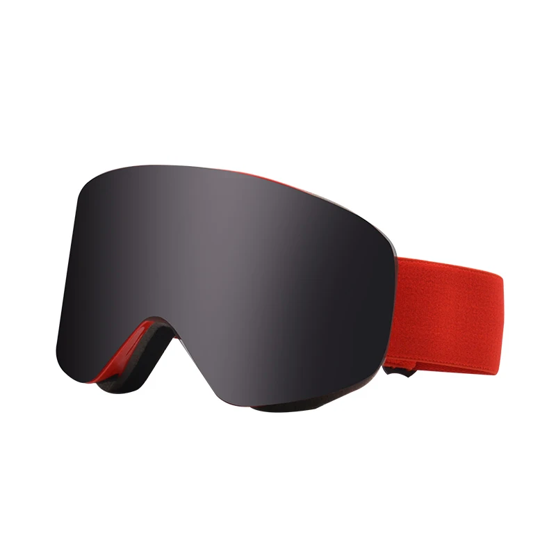 Clear Snowboard goggles magnet Snow Glasses UV anti fog magnetic fashion ski glasses