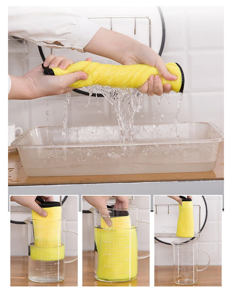 Custom China Thickened Coral Velvet Two Color Double Sided Scratch Free Microfiber Car Cleaning Towels