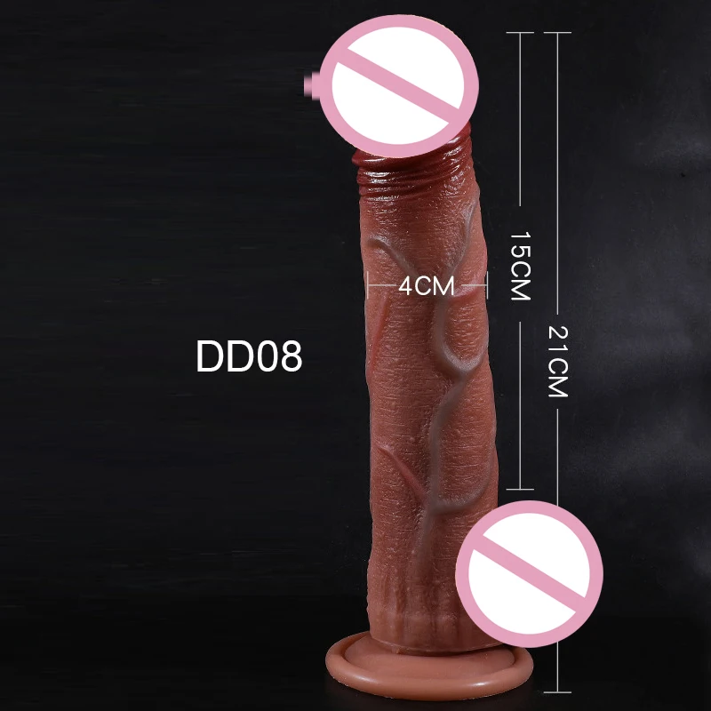 18++ Huge Thrusting Dildo Realistic Silicone Soft Dildo For Women Masturbation Dildo Sex Toys