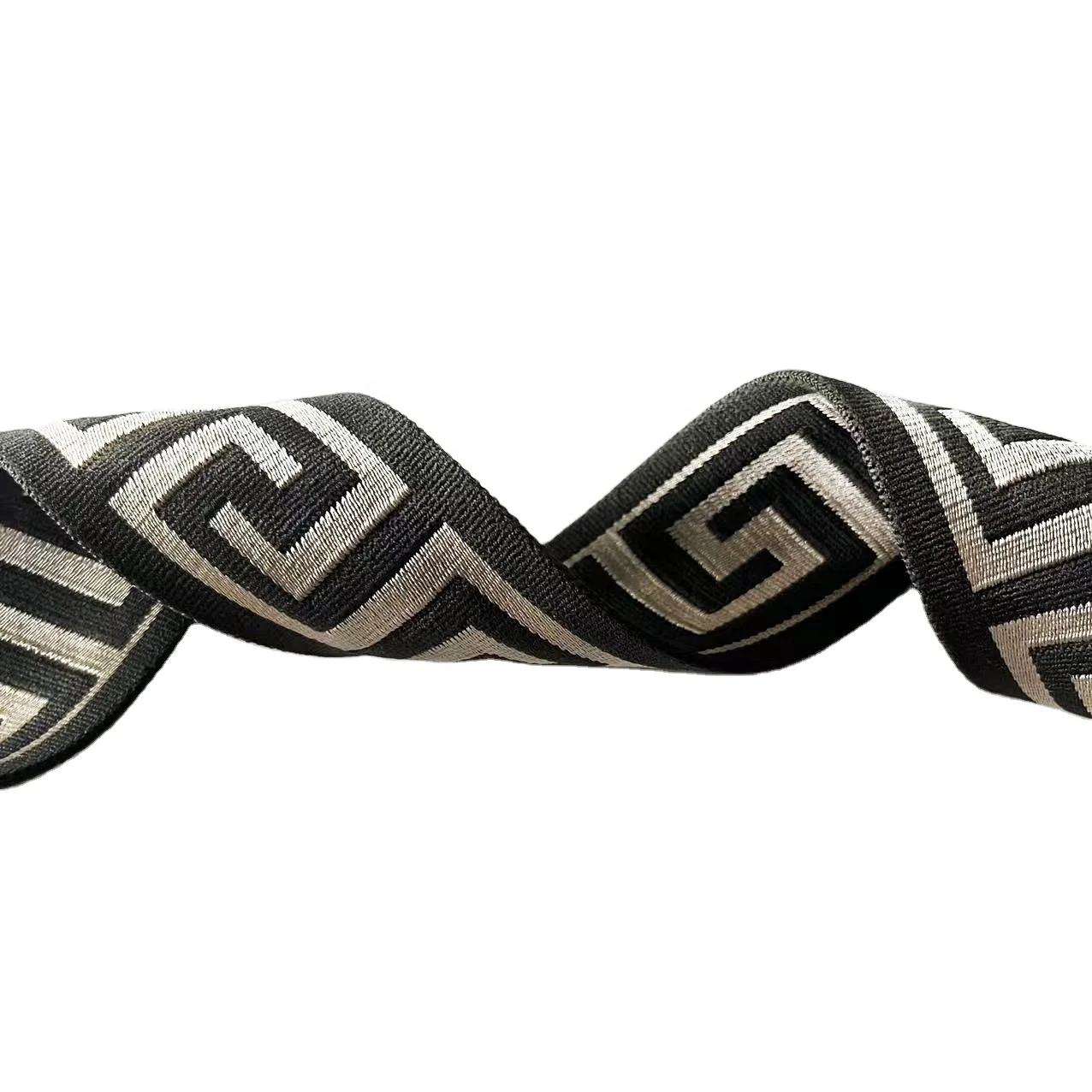 Quality Elastic Webbing with custom logo design band Strong elastic print double side logo webbing