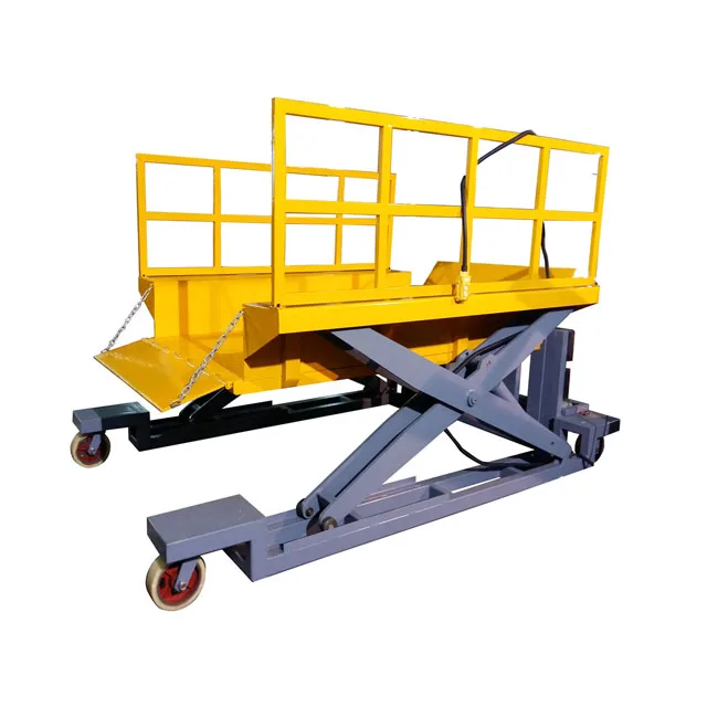 Zhongxiang Supplier Customized 1000Kg Mobile Hydraulic Lift Platform Connected With Truck
