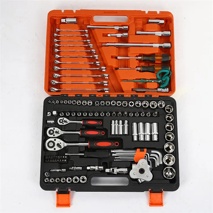 Customized Color Good Quality 121pcs Repair Tool Set  Professional Ratchet Wrench Repair Tools