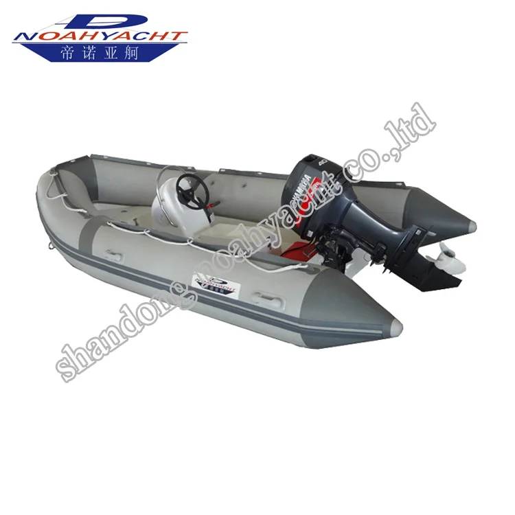 14ft hypalon fiberglass RIB boat with console