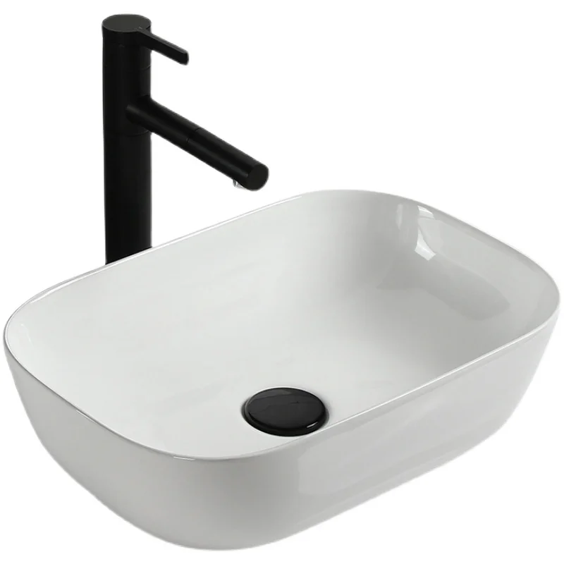 modern bathroom sink ceramic art basin above counter top  basin Pebble shape sink used in bathroom