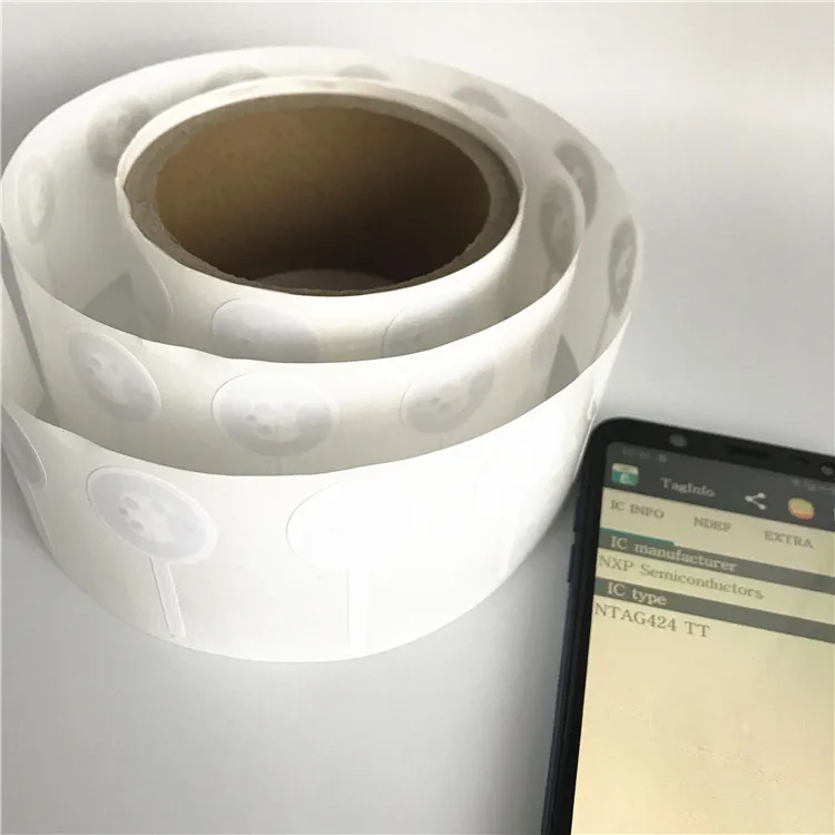 NFC Forum Type 4 Tag IC NT4H2421Gx Secure NFC T4T compliant IC 424 DNA Printable NFC Tag