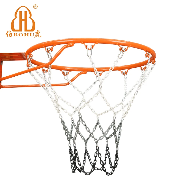 BOHU black net basketball custom basketball nets The SAN Antonio spurs metal basketball net