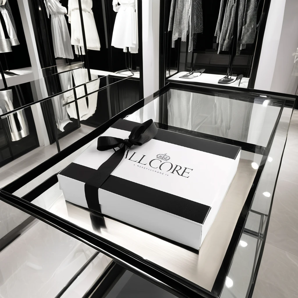Luxury Matte Black Gift Box Rigid Removable Lid Custom Logo 2 Pieces Kraft Cardboard Packaging UV Eco-Friendly Recycled