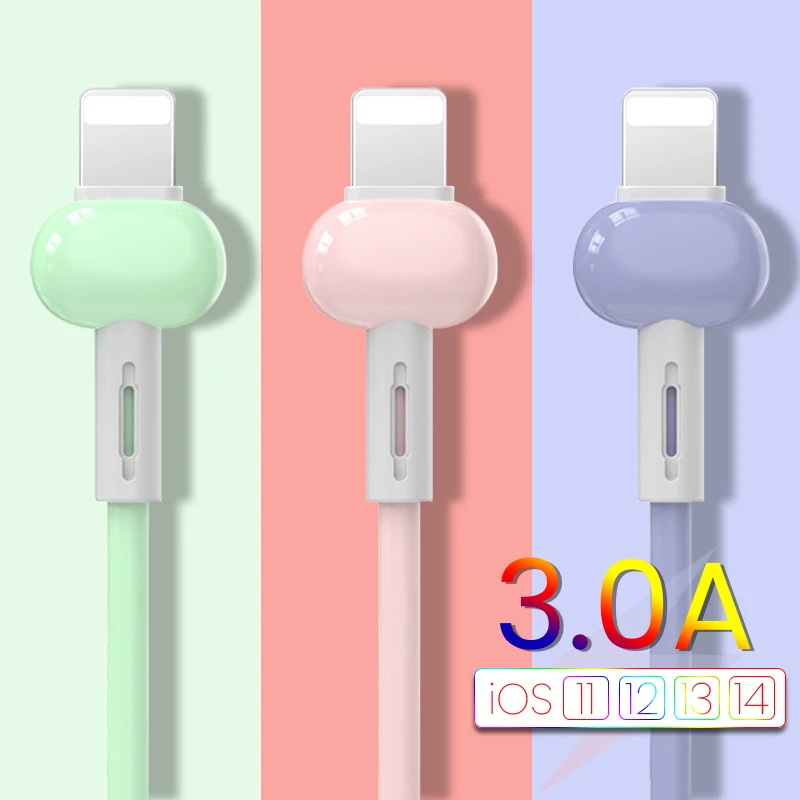Мягкий резиновый USB-кабель для быстрой зарядки и передачи данных 3