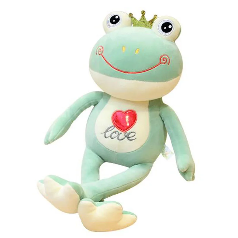 
35cm Frog Plush Toys Baby Gift Funny Frog Stuffed Soft Toys Cartoon Animal Toys for Kids 