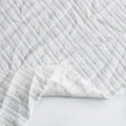 618# wholesale high quality knit 65% polyester 35% cotton jacquard knit fabric for clothing