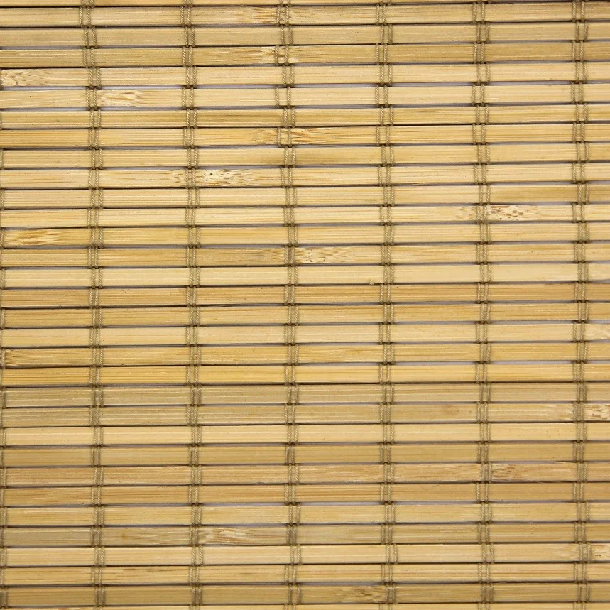 5mm Woven Bamboo Wood Haiti Collection Width Customized Roller Curtain Window Shade Chinese Natural Antigua Screen Fabric