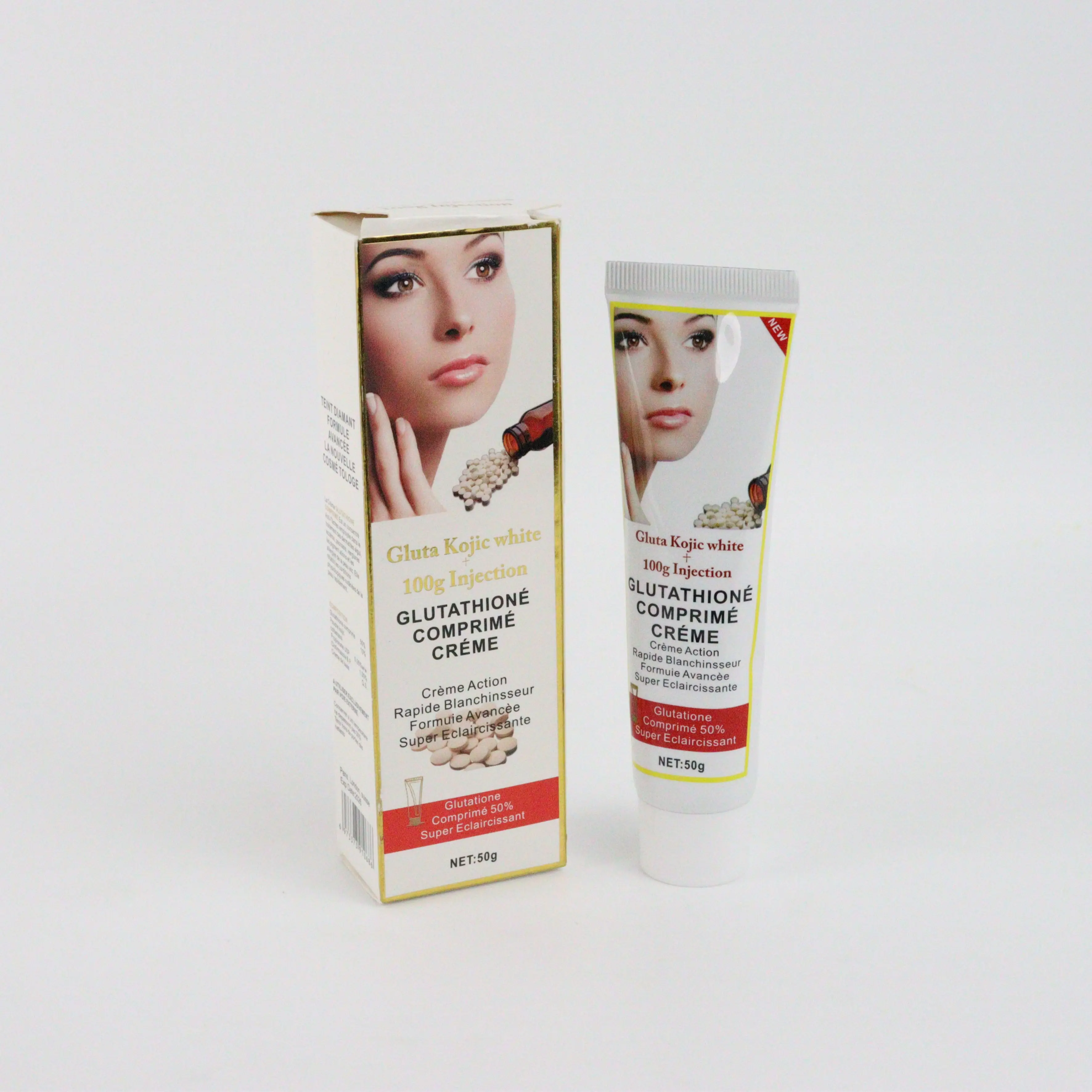 Gluta Kojic Skin Care Tube Cream Special Skin Repair Action Nano Extra White Glutathio Comprime Creme Blanchissante