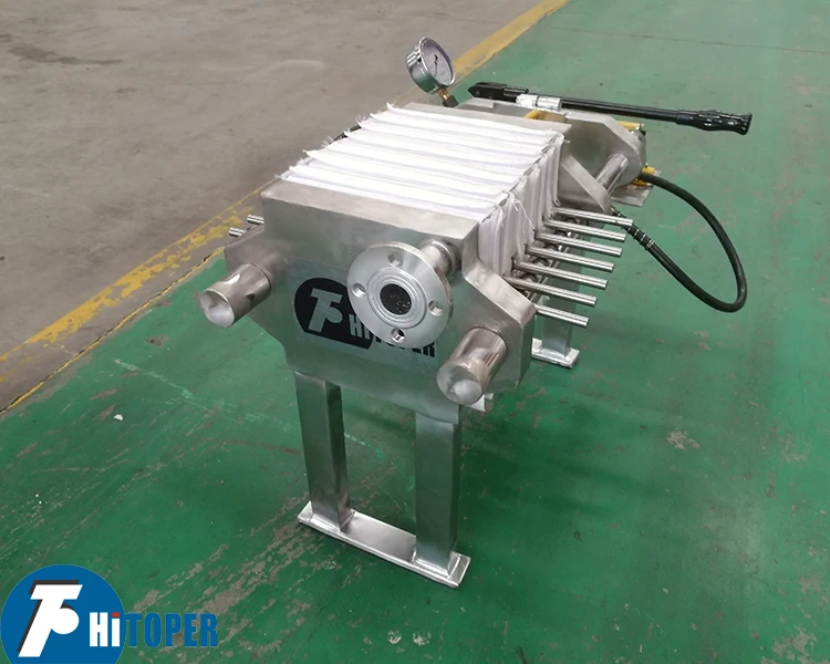 Mini Filter Press Use For various Liquid Filtration