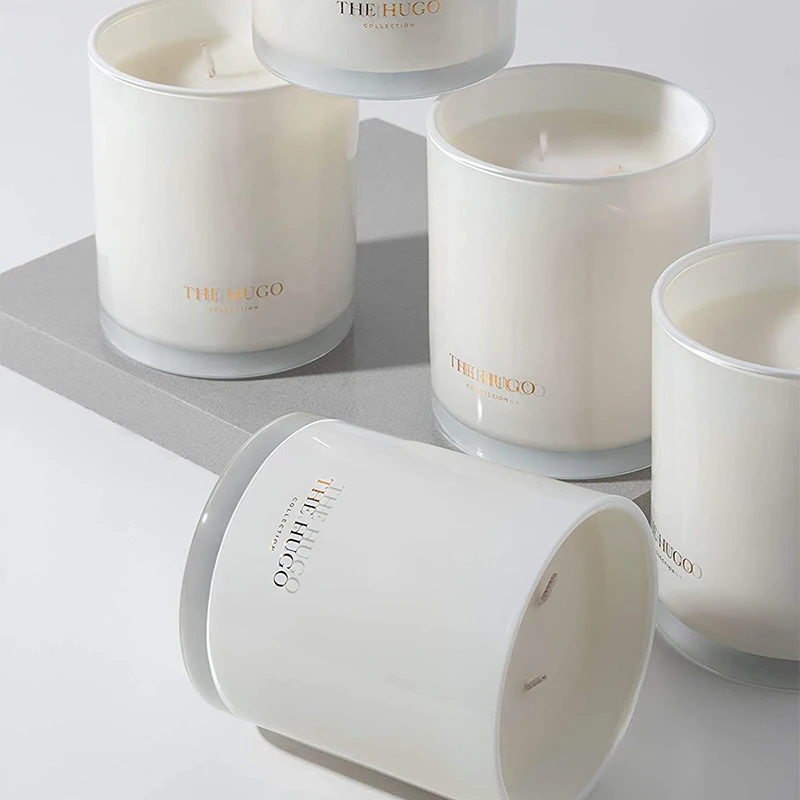 Luxury Fragrance Custom Private Label Gift Box Set Aromatherapy Glass Scented Candles