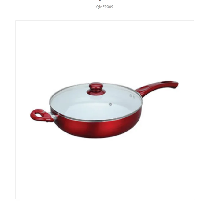 Aluminum Cooking Pan Set Kitchen Tool Mini Non Stick Frying Pan with Coating 5 Layers Bottom Soft Handle