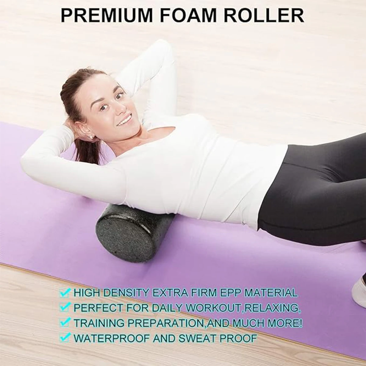 Hot Sell Sales Eco-friendly Fitness Equipment Yoga Column Foam Roller Set Pilates Yoga Roller Set