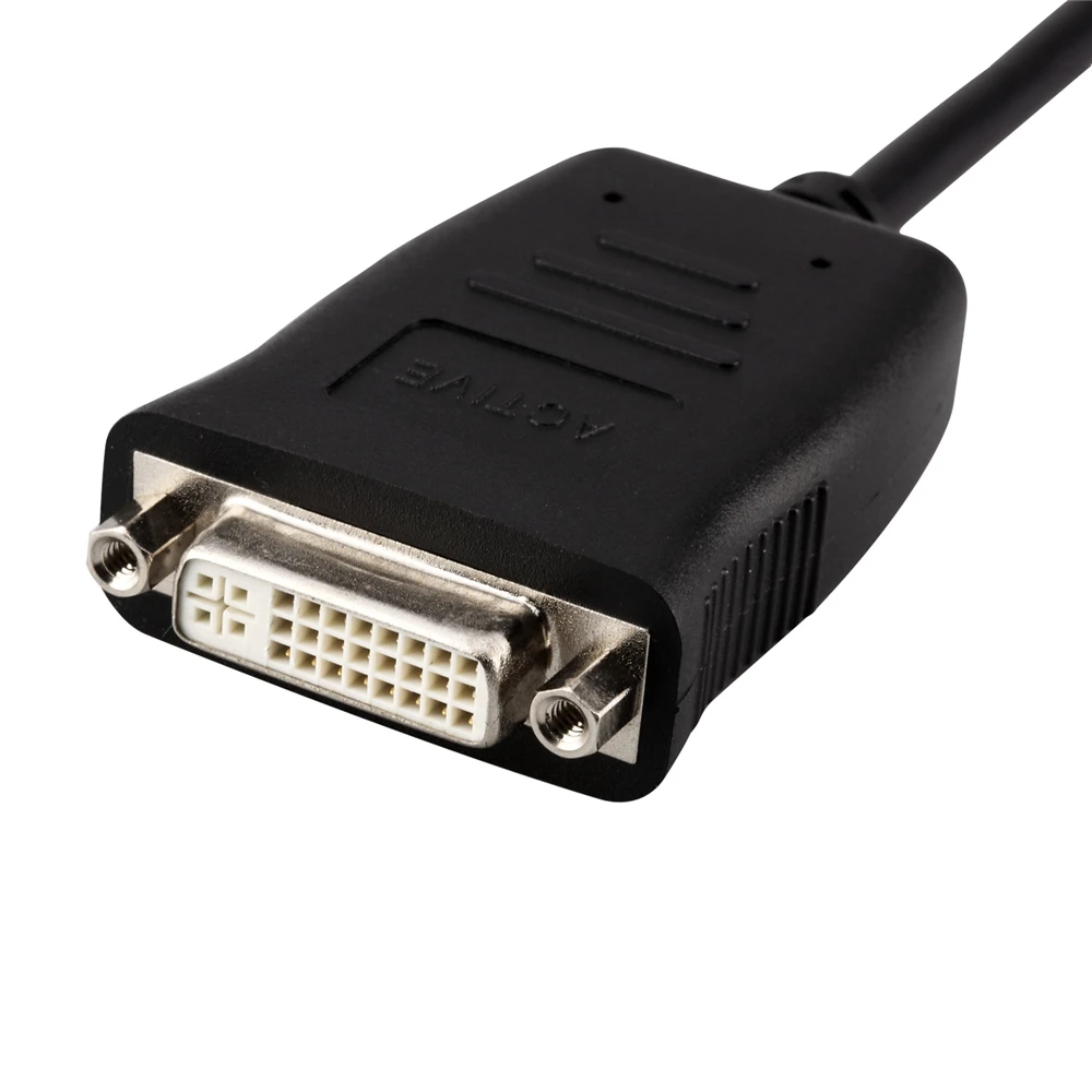 Высококачественный активный кабель 1080P 4K x 2K Displayport DP к DVI адаптер медный провод штекер-гнездо для ноутбука