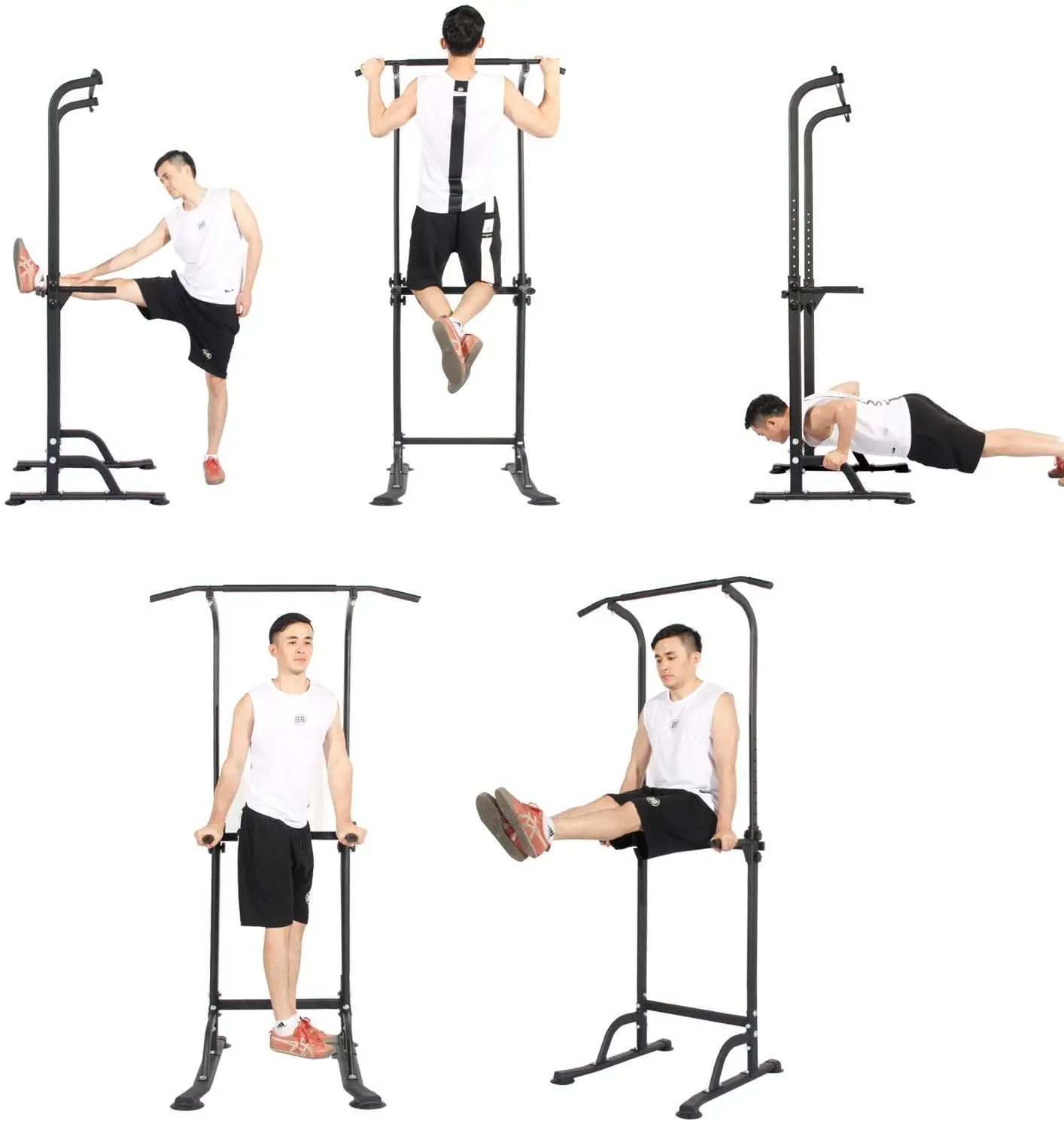 Hot Sale Indoor pull up bar single bar Power and dip station for home