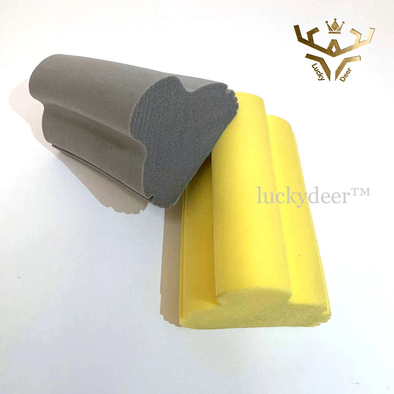 Factory Direct Damp Wash Dusting Sponge With Handle Ridges Liquid Absorbent PVA Scrub Damp Sponge Car Duster Household Cleaning