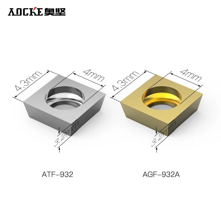 AGF-932A High performance Cemented carbide  cermet turning tool CNC chamfering machine cutting insert