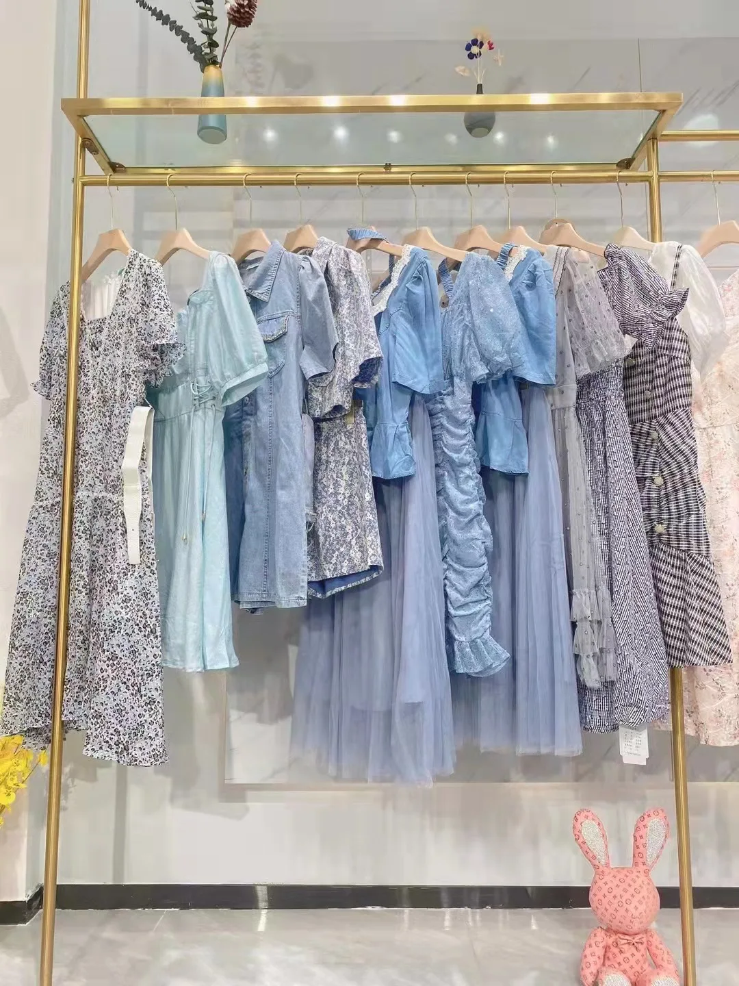 Оптовая продажа, новые женские смешанные платья для упаковки, летняя брендовая скидка, женская одежда в наличии