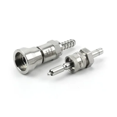 Parker Тип 6000psig из нержавеющей стали высокого давления 1/4 в трубчатых фитингах корпус и шток быстросъемные соединения с запорным клапаном