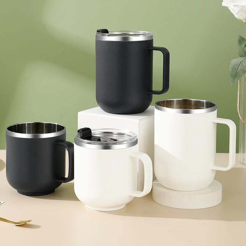 Customized High Quality Stainless Steel Sublimation Mug Coffee Tea With Handle