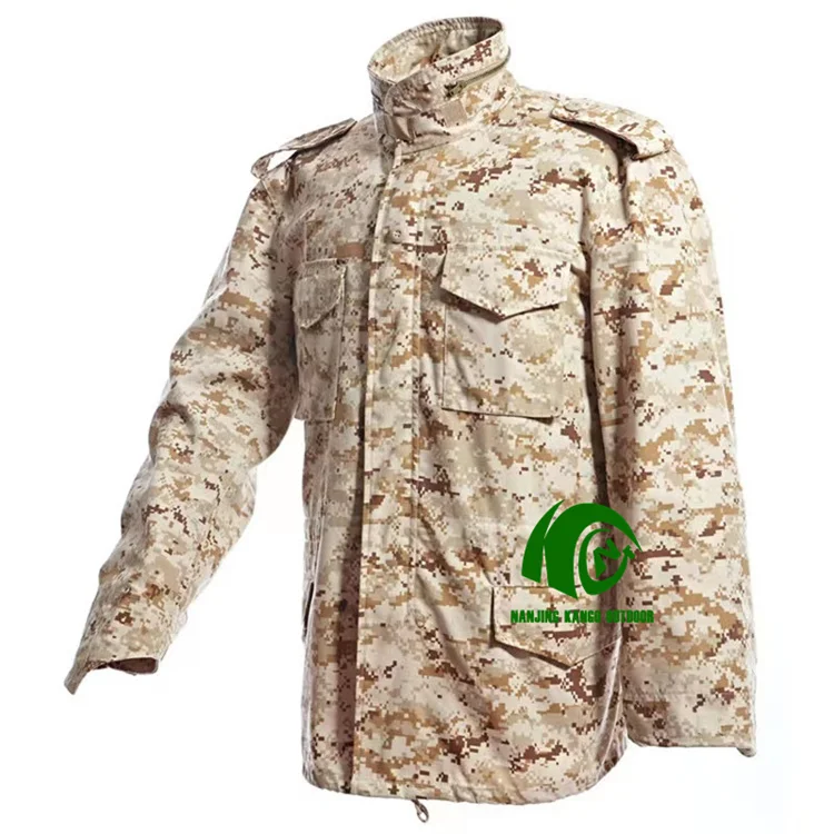 Kango US M65 Woodland Camo M65 Winter Tactical Parka Outdoor Warm Camouflage M65 Field Jacket
