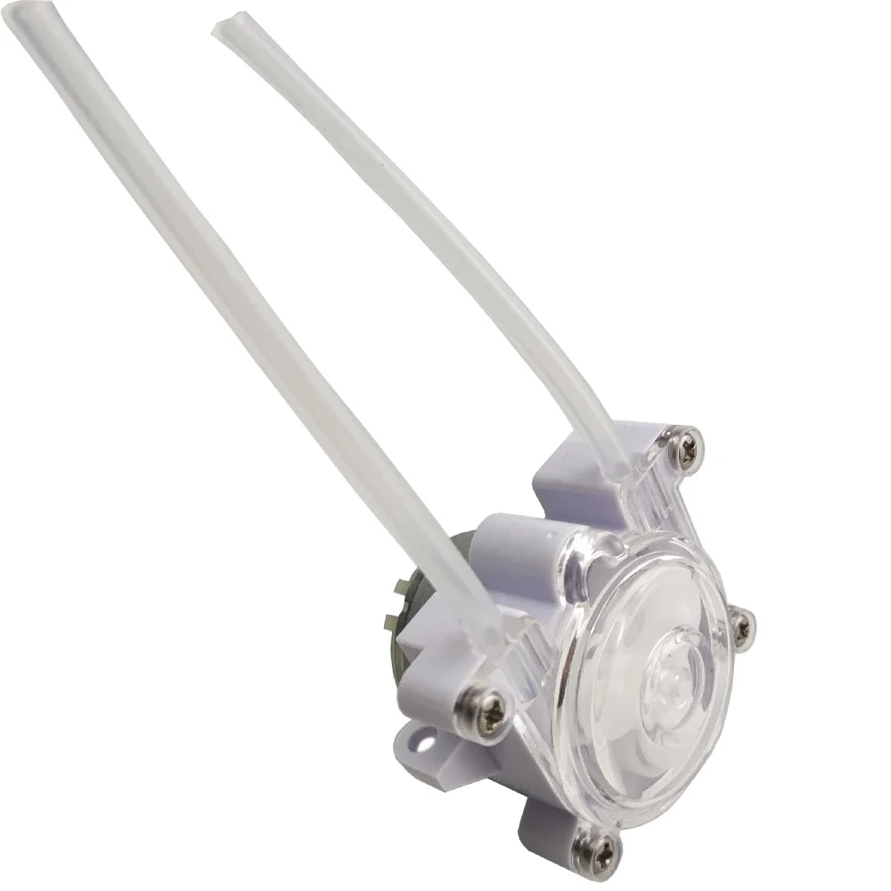 DC6V DC12V 75-95ml/min Micro Automatic Silent Self-priming Electrical Small Titration Pump Peristaltic Pump