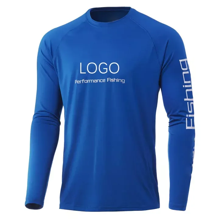 Custom Sublimation Printed Long Sleeve upf 50 Hooded With Face Cover Fishing Shirt Jersey fishing wear shirt