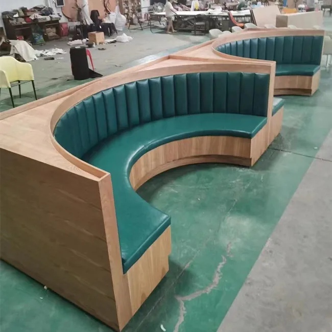 Manufacturer commercial furniture fast food restaurant cafe restaurant sofa seating booth