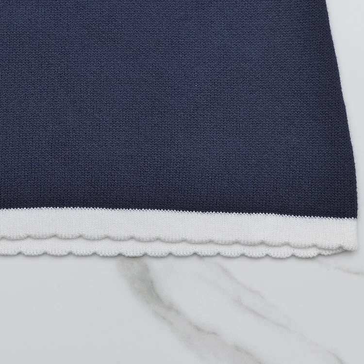 OEM Fashion Cute cotton Sleeveless Knitted Christmas sweater dresses for baby girls