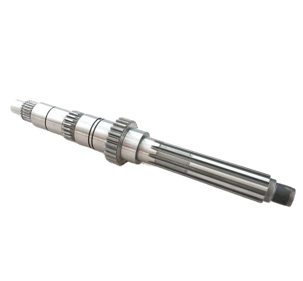 AUTO TRANSMISSION GEAR BOXES PARTS MAIN SHAFT FORISUZU 6BG1 24T-21T-26T-10T  L=532mm