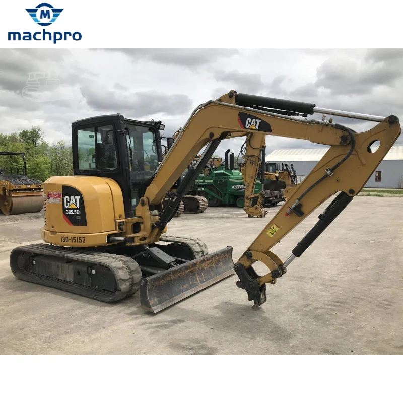 Мини-экскаватор CATERPILLAR 305.5E2 оснащенный двигателем CAT C2.4 DI мощностью 31 1 кВт