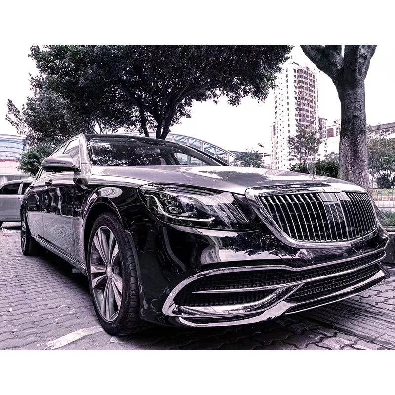 Автомобильные детали высококачественные бамперы из полипропилена для mercedes benz S-class W222 изменение на Maybach стильная Решетка переднего бампера
