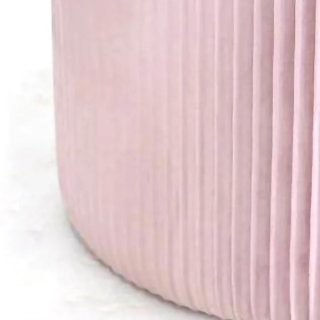 Modern display cabinets dining room furniture velvet storage ottoman stool round ottoman