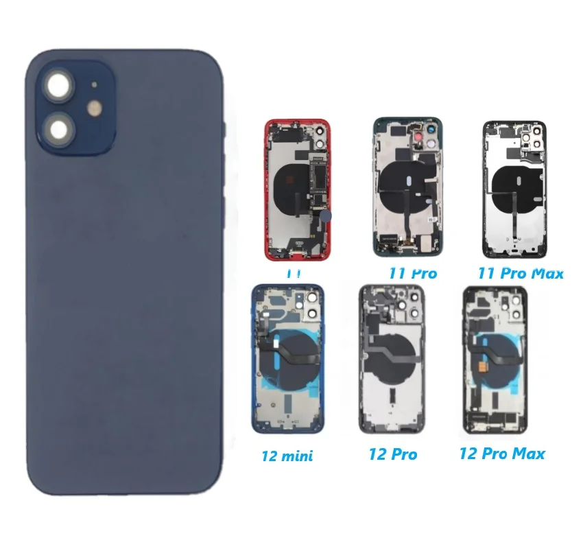 Оптовая продажа задняя крышка батарейного отсека для Iphone x xs xr max заднее стекло с гибкой сборкой iphone 11 12 Pro