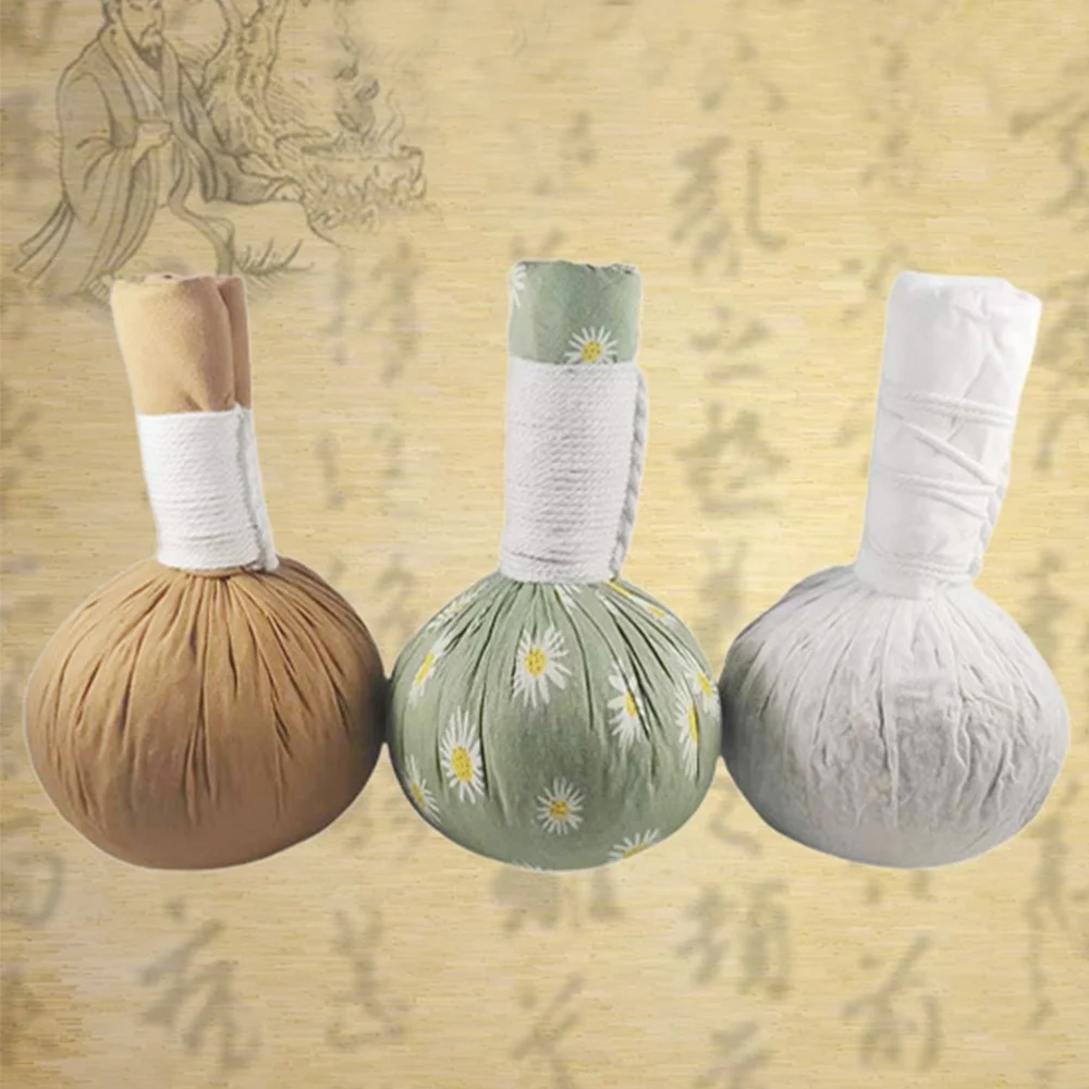 OEM 200g herbal thai compress massage spa ball for  body relaxation