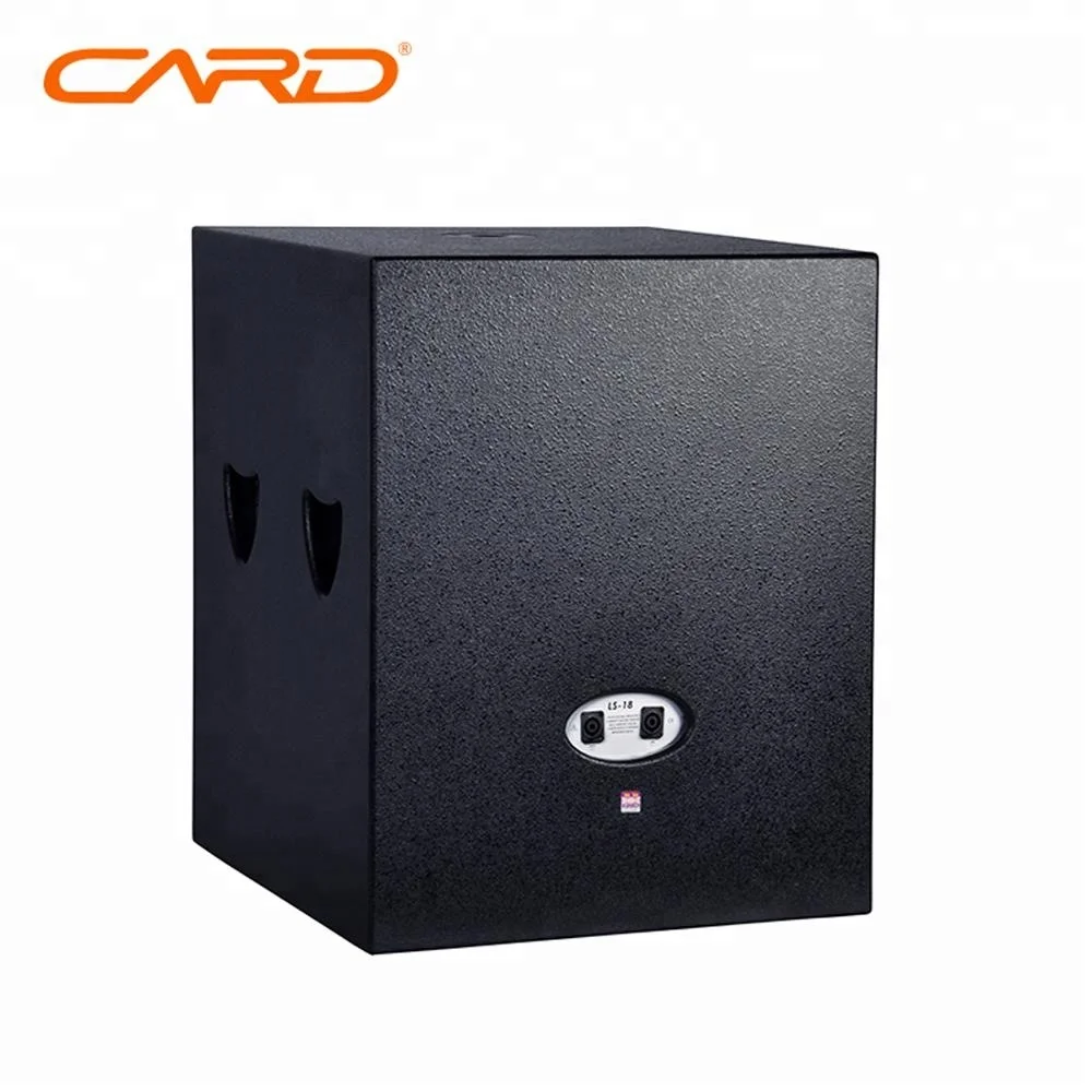 18 дюймов 2400w Пиковая мощность dj музыкальная система пассивной деревянный профессиональные сабвуферы