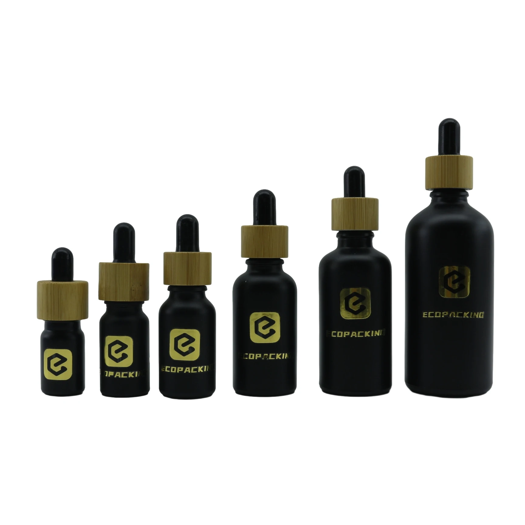 5ml 10ml 15ml 20ml 30ml 50ml 100ml essential oil bottle cosmetic packing frosted clear amber white black glass dropper bottles