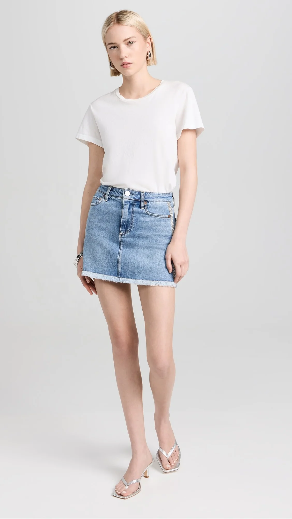 Casual Custom OEM ODM Cheap Wholesale Button Pocket Split Long Denim Skirt For Ladies