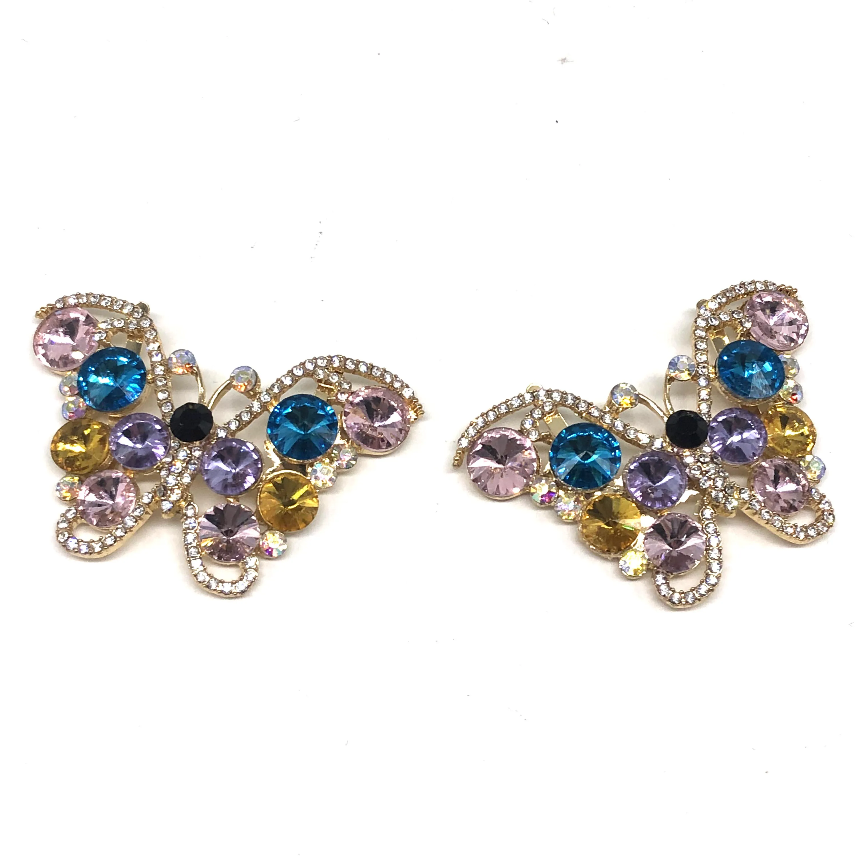 China factory high quality butterfly metal shoe buckle