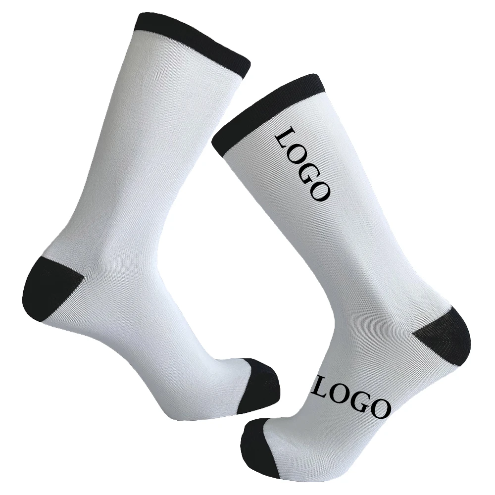 2022 New design fully customized pattern socks sublimation blank polyester novelty 360 banana print socks