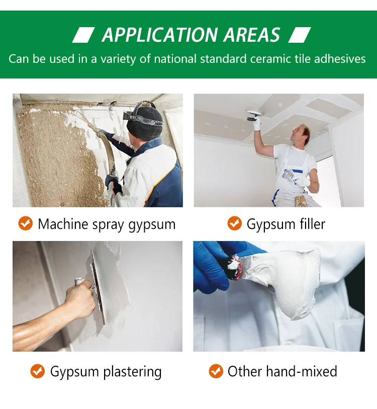 25kg Extend setting time Factory Delivery 25kg Cheap Price China HPMC, VAE RDP, Gypsum Retarder for Gypsum Plaster, Gypsum Board