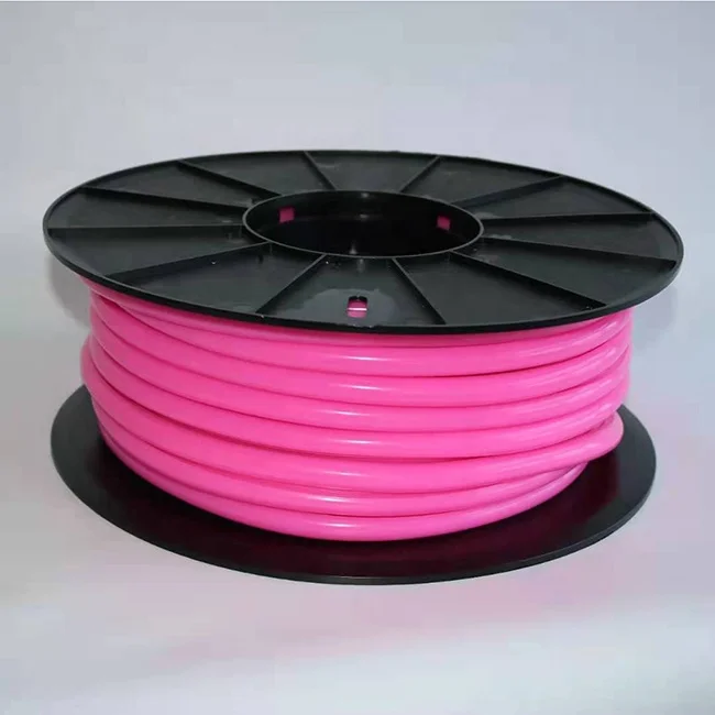 Easy operation high tenacity colorful Fumed silicon led flex strip Led neon