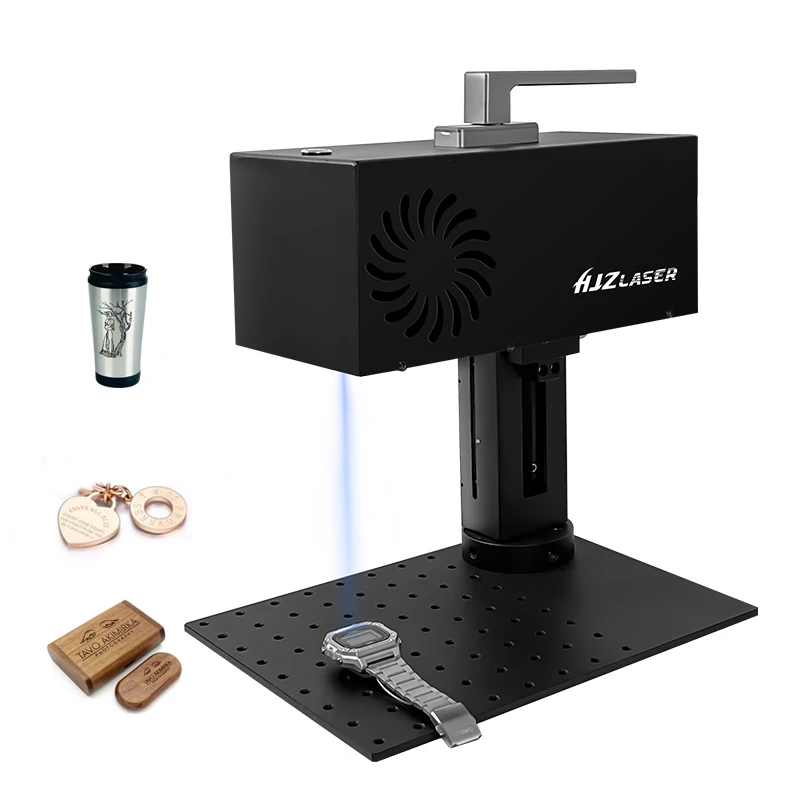 Mini Laser Engraving Machines Portable Laser Engraving Printer Home Desktop 10W Semiconductor Blue Light laser only 6kg