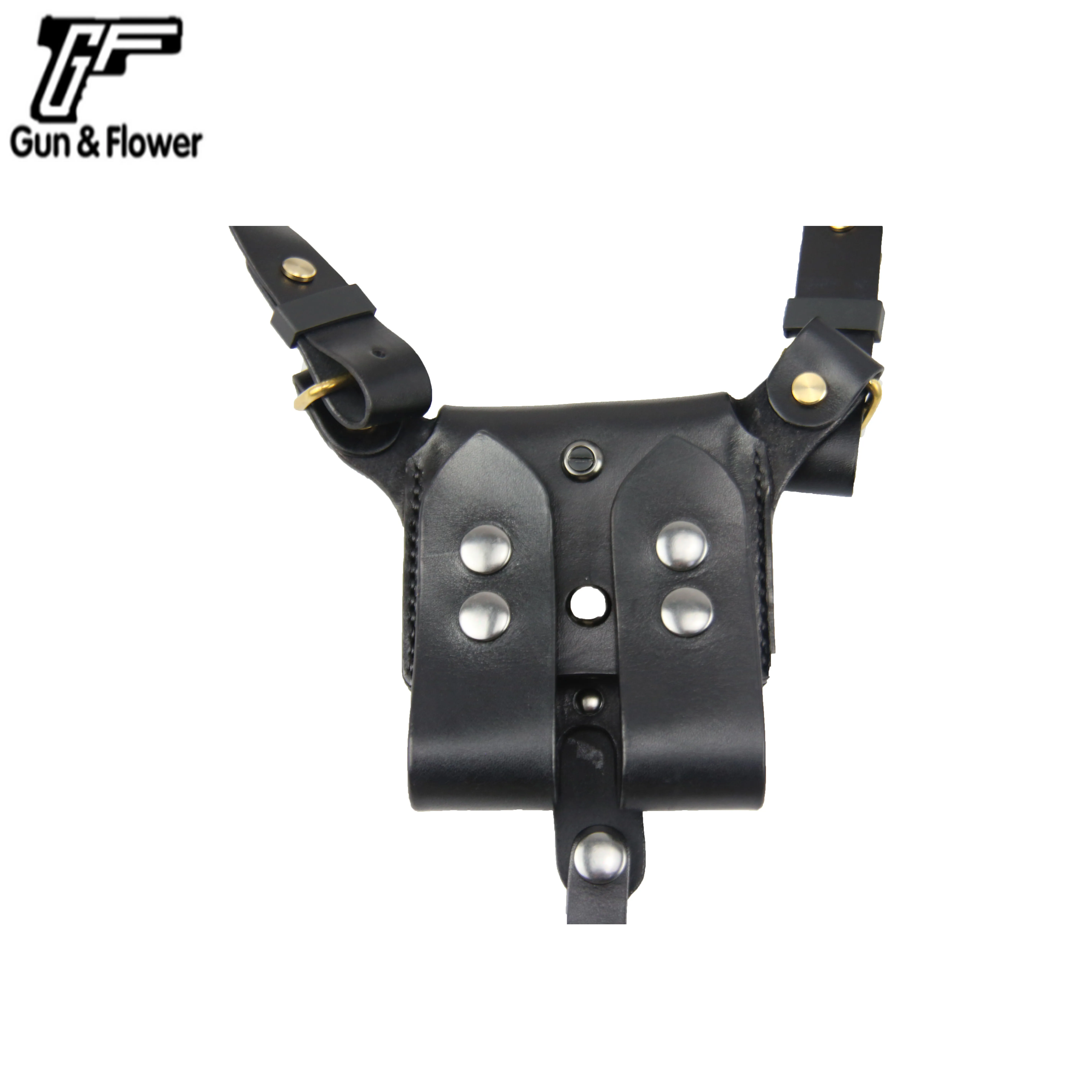 GunFlower Tactical Shoulder genuine Italy cowhide Leather vegetable tanned, premium leather Holster