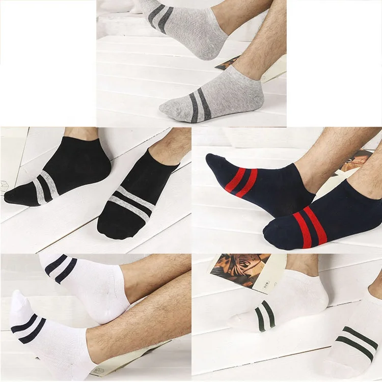 
Competitive Price Summer Ultra Thin Cotton Mesh Men Ankle Socks 