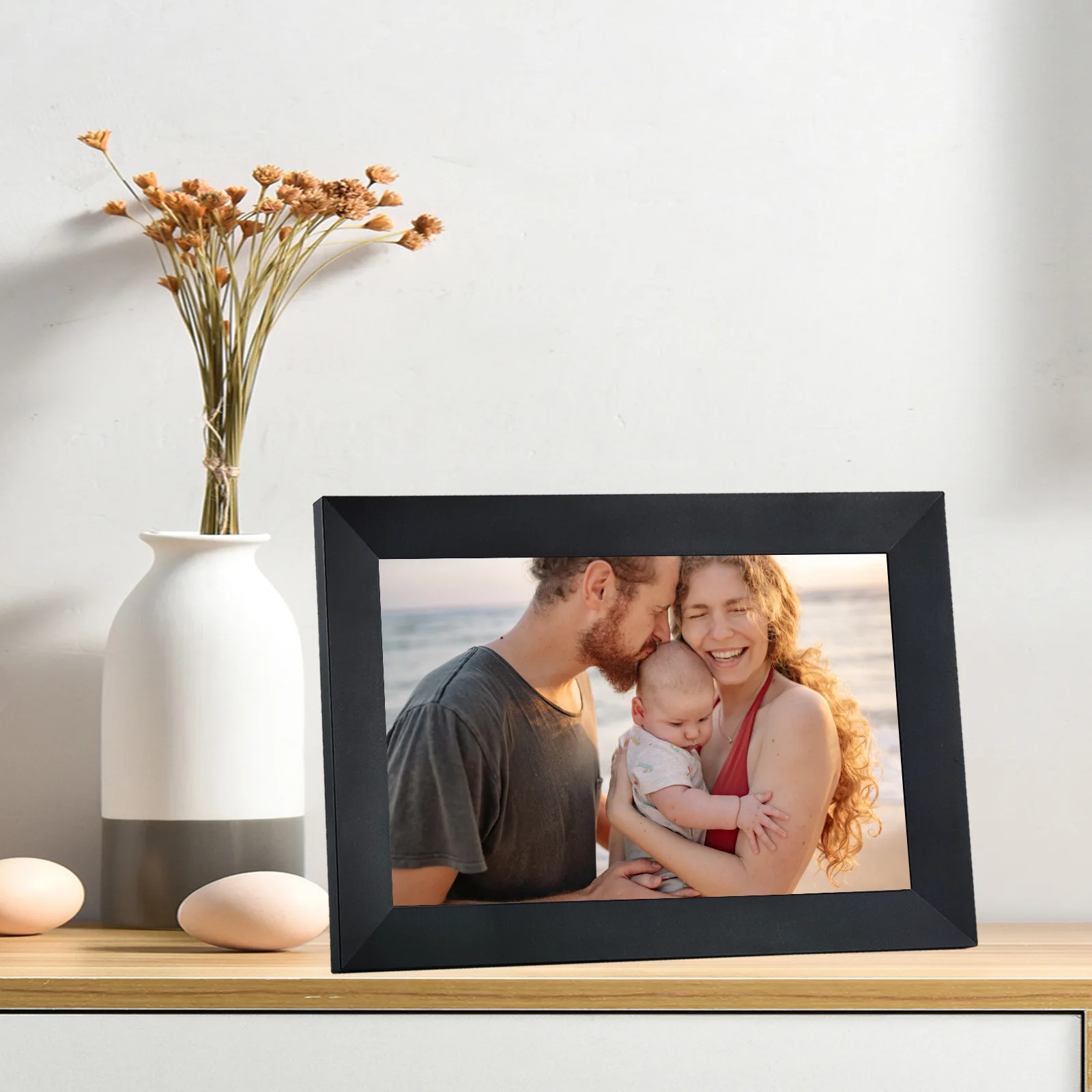 10.1 Inch Wifi Photo Frame HD 1080p Digital Photo Frame Frameo Cloud Photo Frame Smart Touch Picture Player